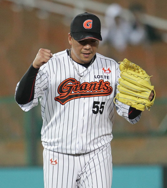 김사율선수의 구원등판